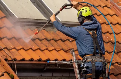 Démoussage et hydrofuge de toiture à Huisserie